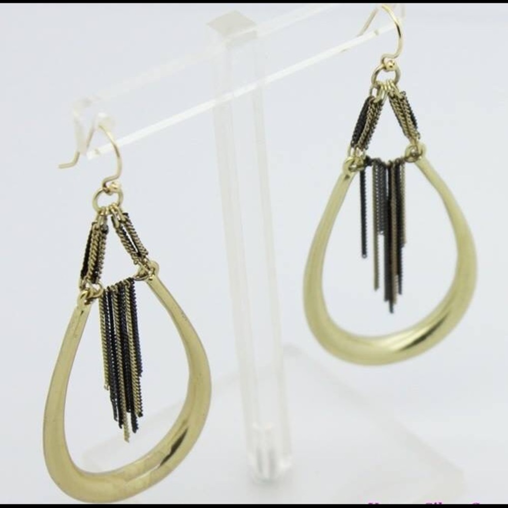 Silpada Brass Tassel Earrings